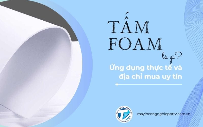 Tấm foam là gì? Ứng dụng thực tế và địa chỉ mua uy tín